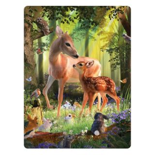 Obrázek z Pohlednice 3D 16cm - laň s mládětem (25) 